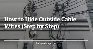 This is traditionally the demarcation point and signifies where the service provider's responsibility ends and the customer's responsibility for cabling and connections begins. How To Hide Outside Cable Wires Step By Step Backyardscape