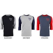 Under Armour 9 Strong 3 4 Sleeve Mens Baseball Tee