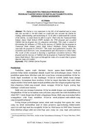 Contoh program tahfidz juz 30 mi nurul huda bandung. Pengaruh Tpa Terhadap Peningkatan Program Tahfidz Quran Ali Musin By Kuttab Issuu
