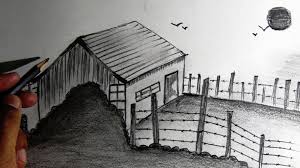 How to draw sea easily scenery for kids very easy step by step. How To Draw Scenery For Drawing Competition For Kids