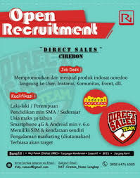 Lowongan customer service indosat jogja. Lowongan Kerja Direct Sales Indosat Ooredoo Cirebon