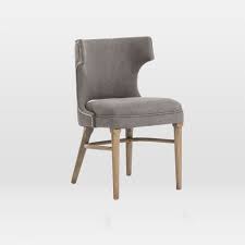 Кресло quinn tufted armchair с рисунком. Nailhead Upholstered Dining Chair