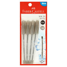 Limited time sale easy return. Faber Castell Nx 23 0 5 Black Ball Pen 4pcs Tesco Groceries