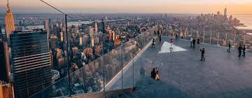 There's a glass floor that makes you feel like you're walking on air. Explore Things To Do In New York Hudson Yards