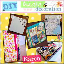 The binder i decorated today, the one on the right, was decorated today using standard 12x12 paper. Diy Binder Decoration School Diy School Supplies Diy Binders Diy Binder
