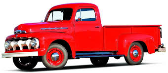 Image result for Red 1951 Truck