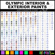 Olympic Exterior Paint Color Chart Home Design Ideas