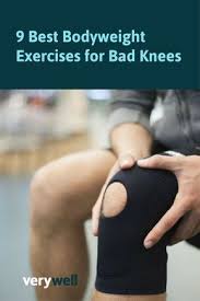 9 Best Bodyweight Exercises For Sensitive Knees Bad Knee Workout Squats And Lunges Knee Exercises