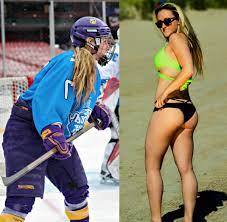 Nicole court hockey