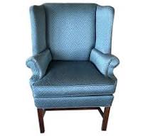 1970s Petite Wingback Chair by Fairington