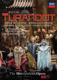 Turandot is an opera in three acts by giacomo puccini, posthumously completed by franco alfano in 1926, and set to a libretto in italian by giuseppe adami and renato simoni. The Metropolitan Opera Hd Live Puccini Turandot Tv Episode 2009 Imdb