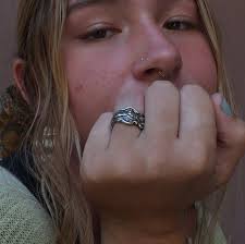 Spoon Ring, Goddess Jewelry, Sterling Silver, Antique Silver Ring, Female  Figure, Art Nouveau, Lostandforged, Silver Spoon Ring, Spiritual