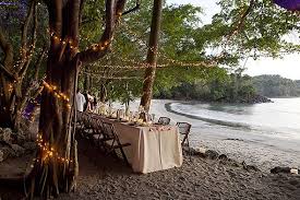 A Beach Wedding Dinner At Tulemar In Costa Rica The Destination Costa Rica Wedding Venue Costa Rica Beach Wedding Costa Rica Wedding