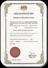 Borang d atau sijil perakuan pendaftaran perniagaan. Koperasi Kemajuan Tanah Negeri Johor Pengurusan Hartanah Johor Tanah Negeri Johor