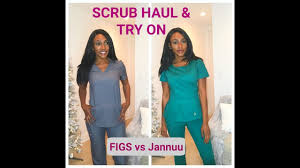 nursing scrubs haul review figs and jaanuu