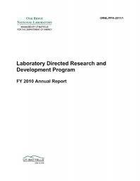 Vocabulary _____regrow lost body parts a. Fy2010 Oak Ridge National Laboratory