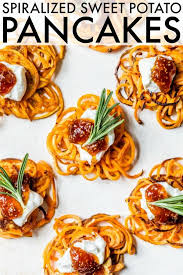 Sweet Potato Latkes Fig Jam The Toasted Pine Nut Recipe Appetizer Recipes Yummy Sweet Potatoes Sweet Potato Latkes