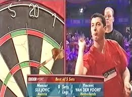 Oft begleitet ihn das publikum durch lauten gesang. 15 Years Ago Suljovic Was Throwing Faster Than Van Der Voort Sportvideos Tv