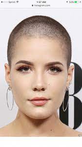 Much Like Halsey I Too Have An Oval Face Shape And A Buzzcut Ovalfaceshapehairstyles Oval Face Shapes Oval Face Hairstyles Oval Face Haircuts