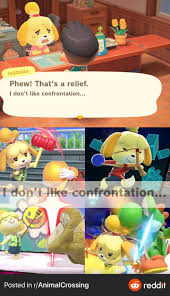 I Don T Like Confrontation Animal Crossing Funny Animal Crossing Memes Animal Crossing