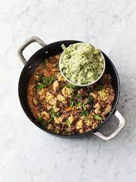 Spicy Beef Cauli Rice Jamie Oliver Recipes Jamie Oliver Recipes Spicy Beef Minced Beef Recipes