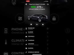 Model 3 Firmware Upgrade Using Tesla App On Ios Youtube