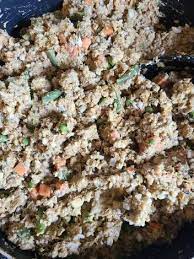 Homemade Dog Food Recipe By Carrie Recipe Dog Food Recipes Homemade Dog Food Ground Chicken Dog Food Recipe