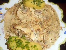 Emince De Dinde Moutarde A L Ancienne Recette Dinde Recette Filet De Dinde Filet De Dinde