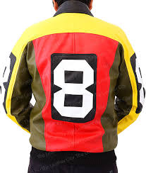 8 Ball Jacket Worn By David Puddy In Seinfeld Series Theleathercity