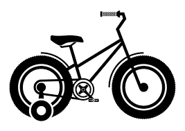 Coloriage Velo Pour Enfant Avec Des Roues De Formation Bike With Training Wheels Childrens Bike Kids Bike