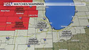 Hi/low, realfeel®, precip, radar, & everything you need to be ready for the day, commute, and weekend! Blog Winter Weather Advisories Continue Through Wednesday Morning As Snow Moves Through Area Wgn Tv