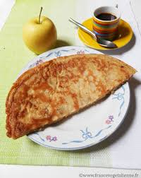 Pescajoune Crepe Aux Pommes Vegetalien Vegan France Vegetalienne Gouter Vegan Alimentation Crepes Et Gaufres