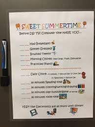 Summertime Checklist Earn Electronic Time Summer
