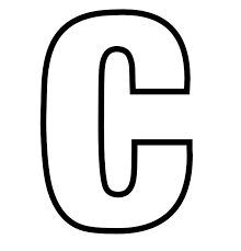 Letter 'c' often confuses kids because of the two different sounds used to pronounce it. C Coloring Pages For Kids And For Adults Coloring Home