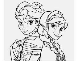 Sketsa mewarnai gambar sang putri mahkota. Gambar Lukisan Frozen Cikimm Com