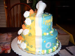 Joint Birthday Cake For Mother And Daughter Half Half Cake Served Double Duty For My Mom S Birthday And Father S Day Cake Servings Cake Cake Creations