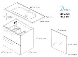 Get dawn usa's contact information, age, background check, white pages, professional records, pictures, bankruptcies, property records & liens. Vitale Series 24 1 6 Wide Wall Mount Single Vanity Cabinet Set Vanity Cabinet Ceramic Sink Top Frameless Mirror White Or Anthracite Finish By Dawn Sinks Kitchensource Com