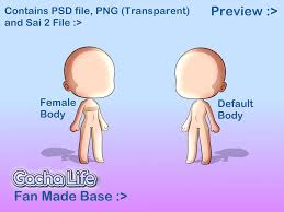 Gacha Life Body Base Drawing Коллекция пользователя ℍ𝕒𝕣𝕦_𝚃𝚊𝚗 • последнее обновление: gacha life body base drawing