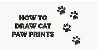 Leave a white highlight in the center, but off to either the left or right a bit depending on the direction of the light. How To Draw Cat Paw Prints Really Easy Drawing Tutorial