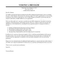 A production supervisor cover letter that is relevant and focuses on your strengths can give you an advantage over other applicants. Production Manager Cover Letter Sample Cover Letter