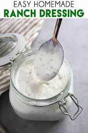 Easy Homemade Ranch Dressing Recipe Homemade Ranch Dressing Homemade Ranch Buttermilk Ranch Dressing