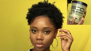 I've just recently cut my hair to about ear length and i need something new to do with it. How To Define Short Natural Hair New Black Castor And Flaxseed Oil Eco Styler Gel Youtube