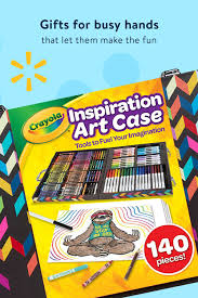 Crayola Assorted Zigzag Inspiration Art Case 140 Piece Art Set For Kids Walmart Com In 2021 Art Sets For Kids Art Case Kids Art Supplies