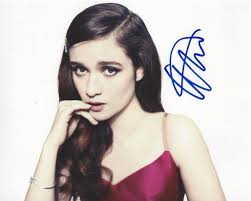 ALICE ENGLERT SIGNED BEAUTIFUL CREATURES 8x10 PHOTO COA THEM THAT FOLLOW  MOVIE B