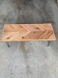 4.5 out of 5 stars. Reclaimed Style Cedar Chevron Coffee Table Carved Coast Custom Furniture Handmade In Santa Barbara Ca