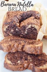 Banana Nutella Swirl Bread Recipe Nutella Banana Bread Banana Nutella Nutella