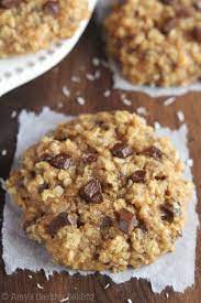 Almond Joy Oatmeal Cookies Amy S Healthy Baking Skinny Cookies Oatmeal Cookie Recipes Healthy Baking