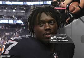 Running back Brittain Brown of the Las Vegas Raiders is pushed out of...  News Photo