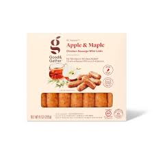 What goes with chicken apple sausage lonks : Apple Maple Breakfast Chicken Sausage Mini Links 9oz Good Gather Target