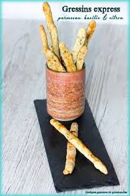 Gressins Express Parmesan Basilic Et Citron Recette Gressins Recette Gressin Recette Aperitif